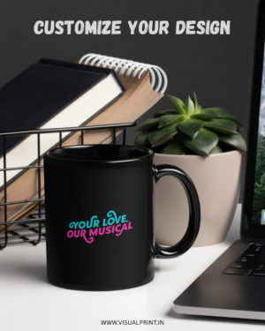 Personalised Black Mug